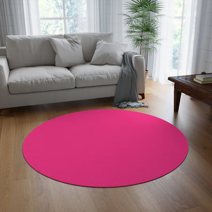 Pink Round Rug 60 Inch Floor Rug Minimal Home Decor Living Room Rug
