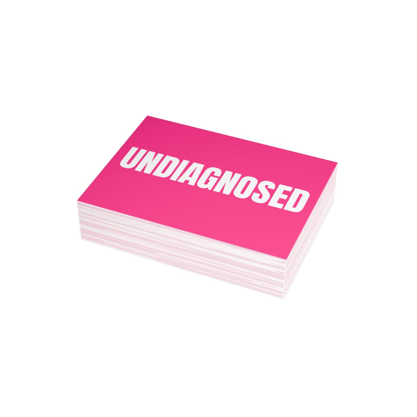 Pink Postcard Set Pack of 10, 30 or 50 w/ Envelopes | Coordinated Collection