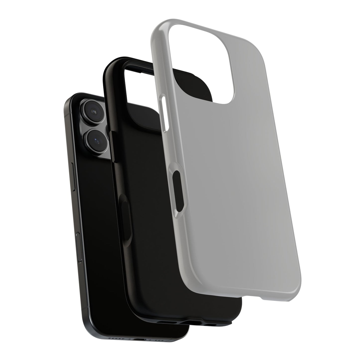 Grayscale Tough Cell Phone Case Matte or Glossy Protective Case iPhone Samsung