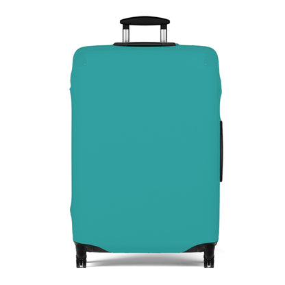 Deep Aqua Luggage Cover Travel Suitcase Cover Protective Stretch Cover