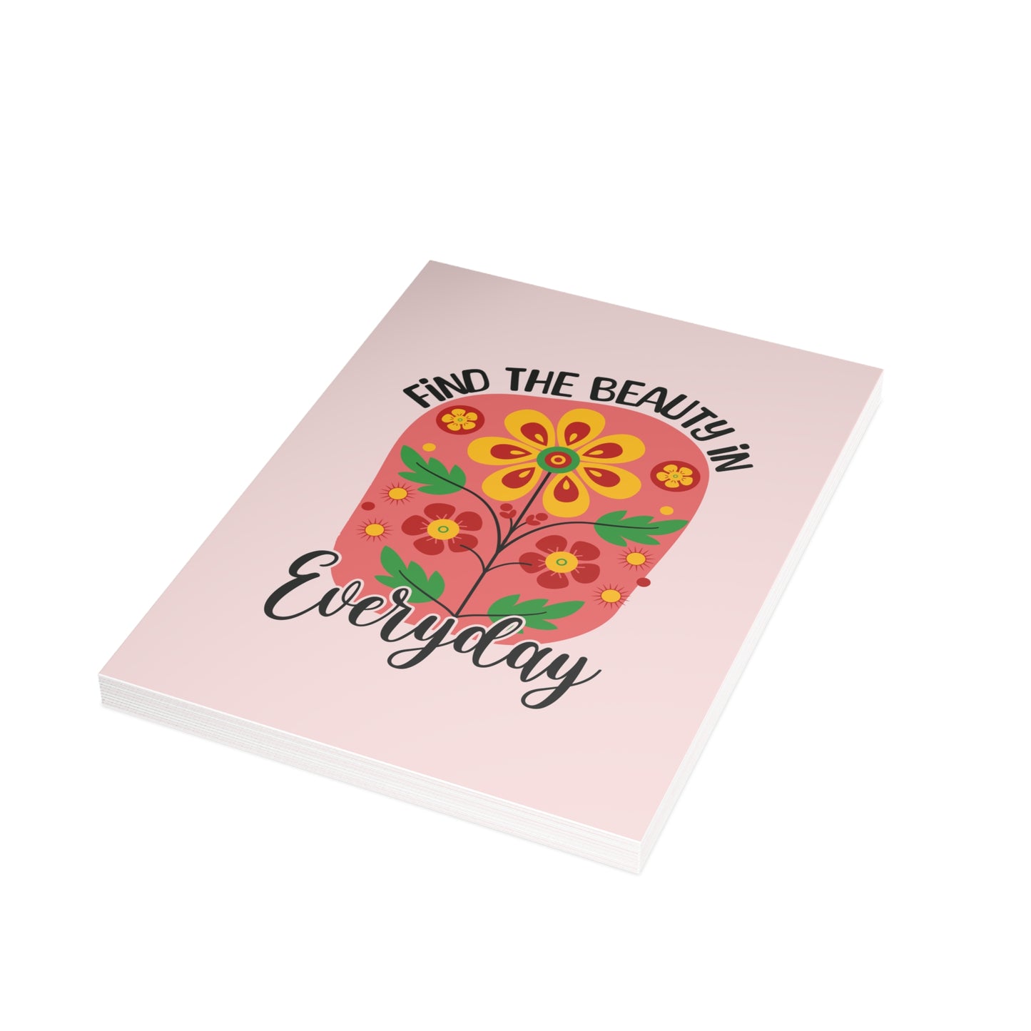 Find the Beauty Postcards Inspirational Floral Postcard Set