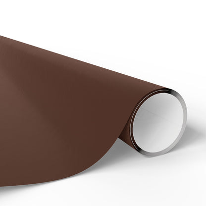 Chocolate Brown Wrapping Paper Matte or Glossy Gift Wrap 3 Sizes Fine Art Paper