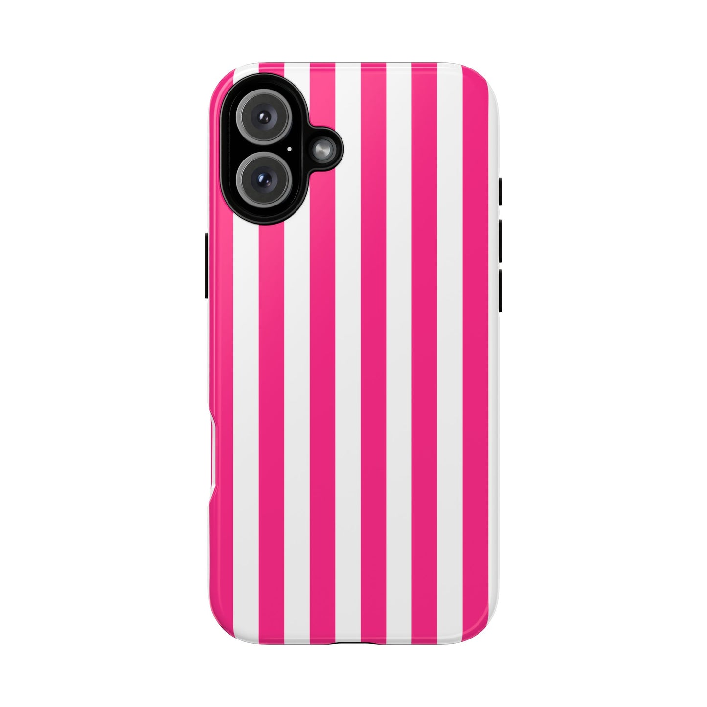 Pink Stripe Tough Phone Case for iphone or Samsung