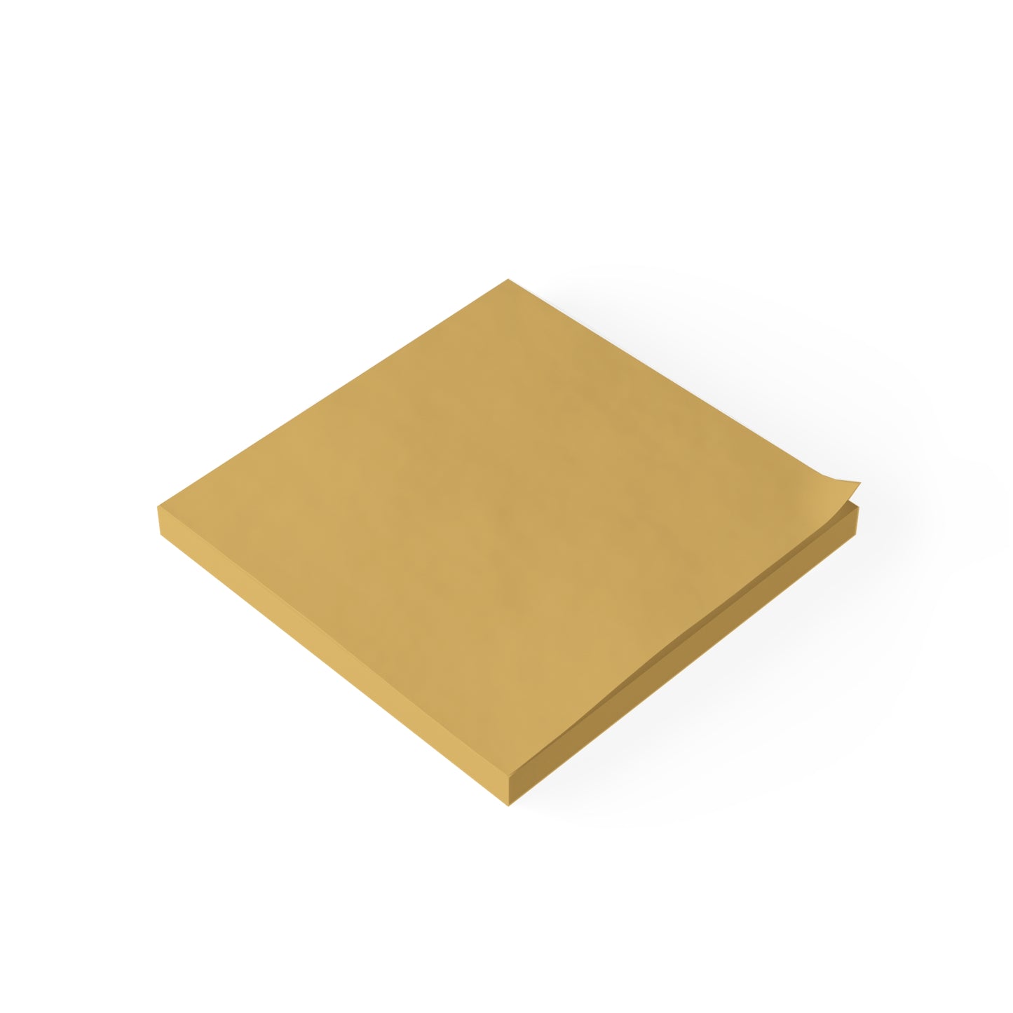 Muted Gold Post It Notes Coordinated Color Collection