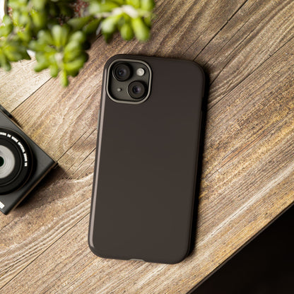 Muted Charcoal Tough Cell Phone Case Matte or Glossy Protective Case iPhone Samsung
