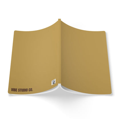Muted Gold Color Coordinated Collection A5 Lined Journal