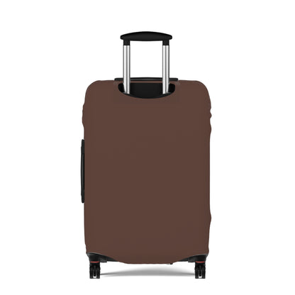 Chocolate Brown Luggage Cover Travel Suitcase Cover Protective Stretch Cover
