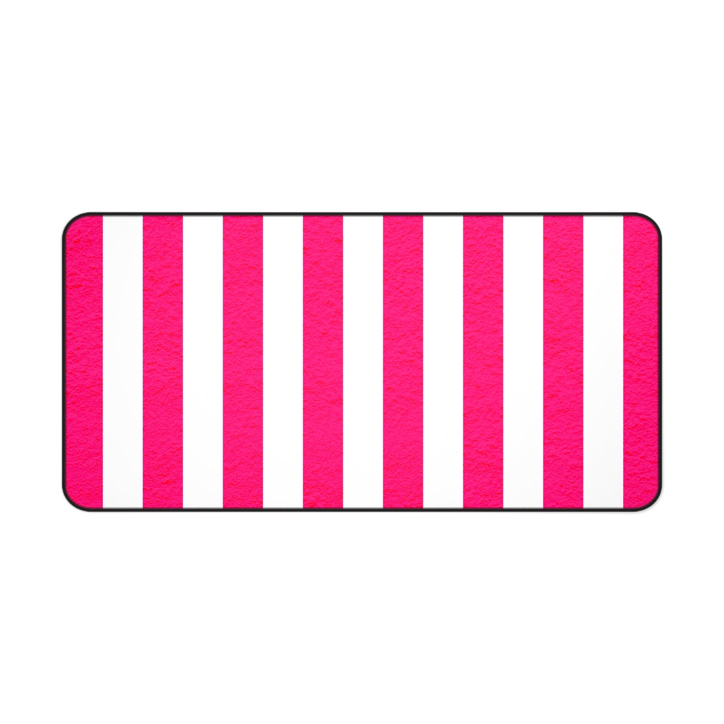 Pink Stripe Desk Mat Office Desk Decor (12/18, 12/22, 16/32)