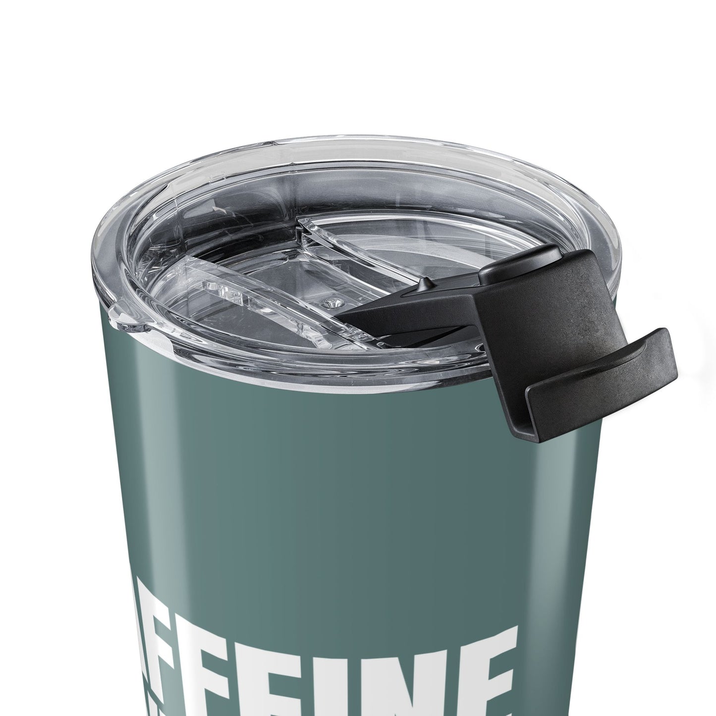 Dusty Blue Caffeine Vibes 20oz Stainless Steel Tumbler | Color Coordinated Collection