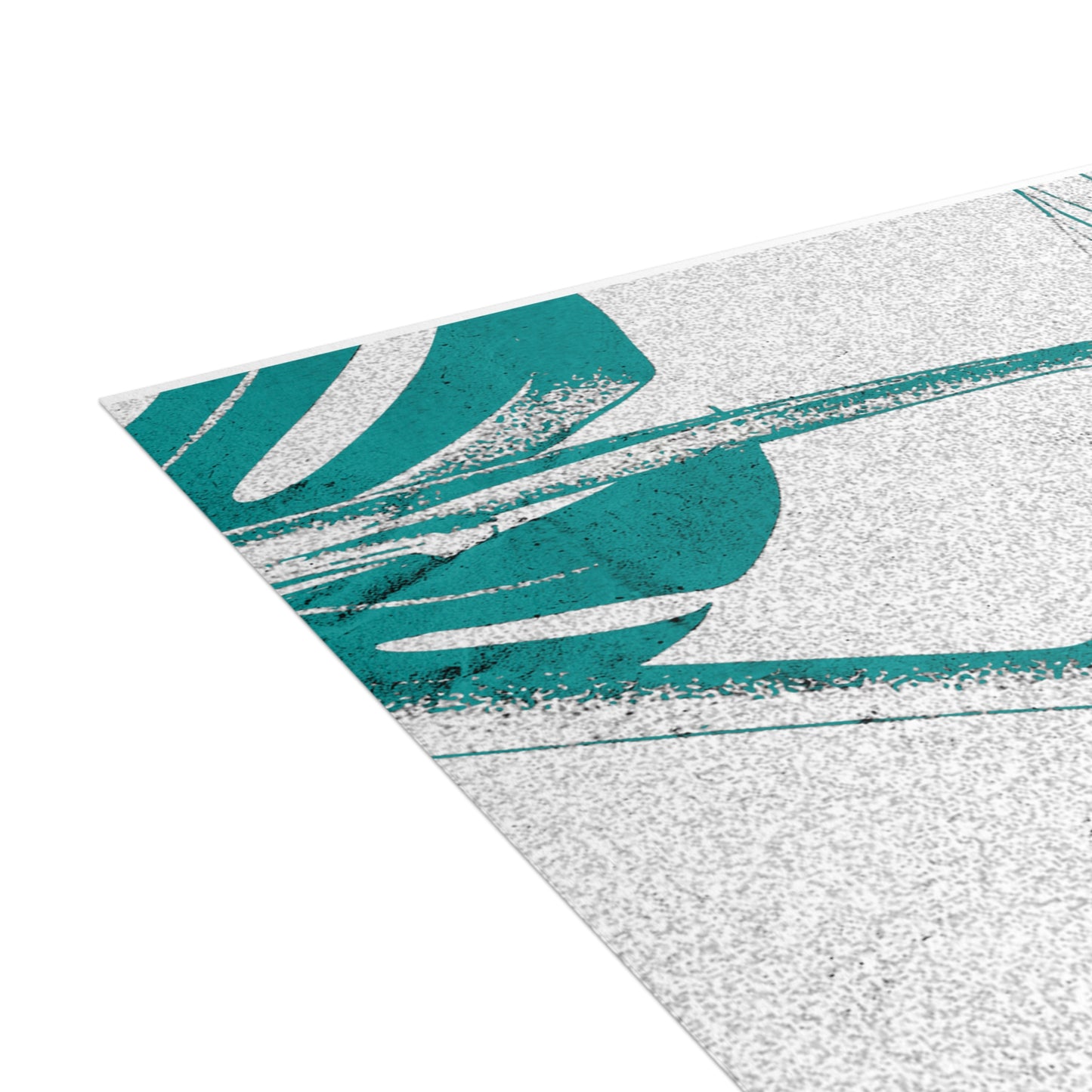 Monstera Leaf Deep Aqua Postcards