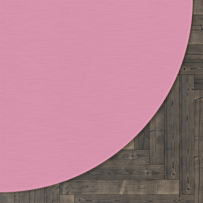 Light Pink Coordinated Round Rug 60 Inch Floor Rug Minimal Home Decor Living Room Rug