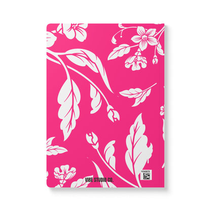 Pink Floral A5 Lined Journal Coordinated Collection