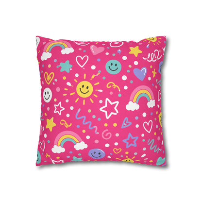Pink Pop Pillow Cover 14x14