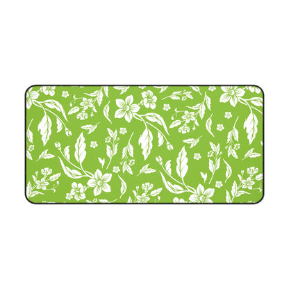 Muted Lime Floral Desk Pad (12x18, 12x22 or 16x32)