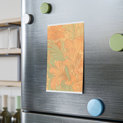 Coral Flourish Sticky Notes Floral Post It Notes (7 Sizes)