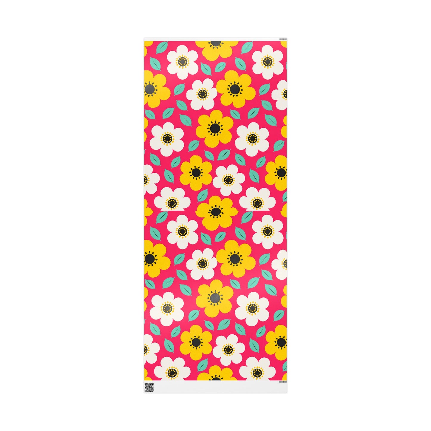Happy Flower Wrapping Paper Retro Daisy Gift Wrap
