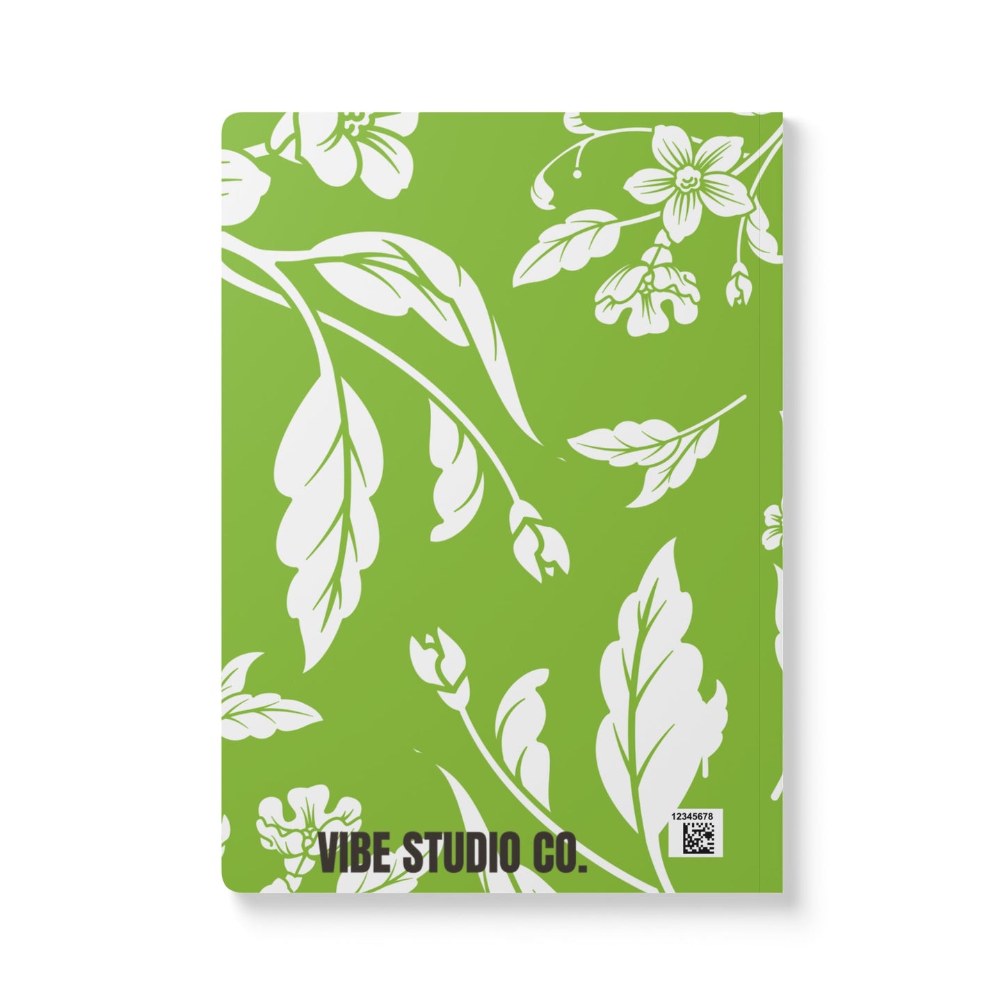 Lime Green Floral A5 Lined Journal Coordinated Collection
