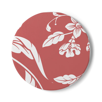 Red Autumns Floral Ceramic Coaster Coordinated Collection