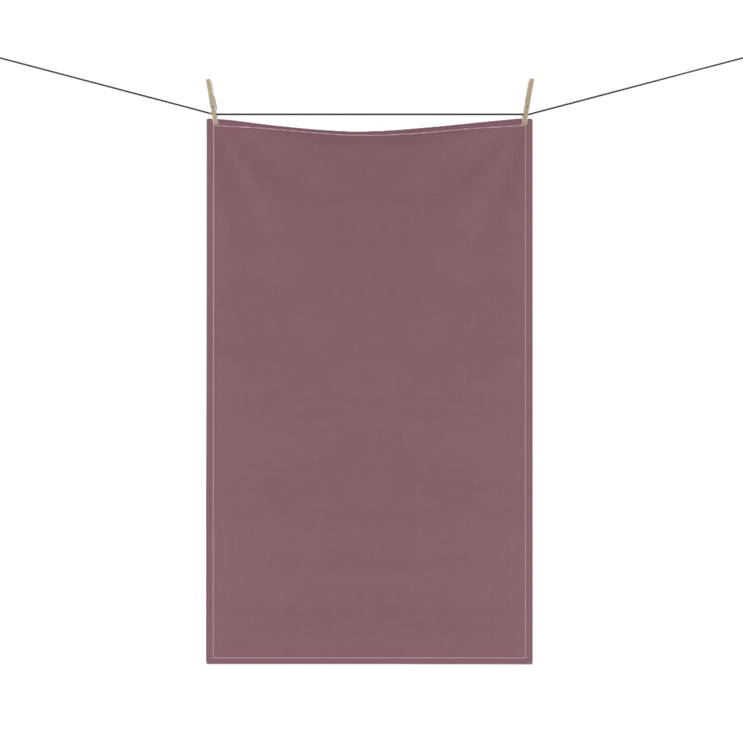 Mauve Cotton Twill Tea Towel 18 x 30