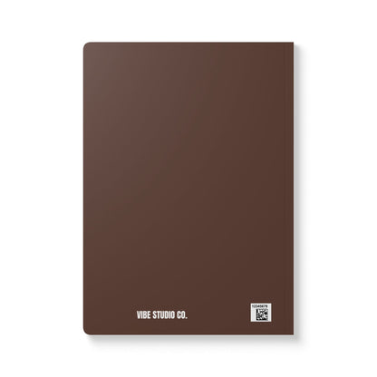 Chocolate Brown Big Girl Mood A5 Lined Journal