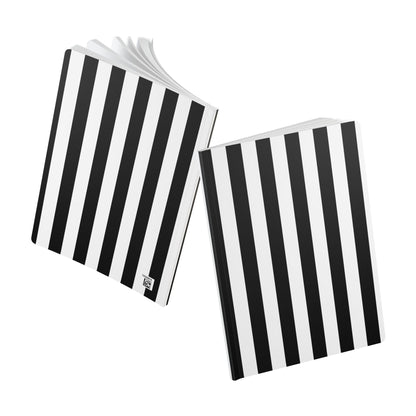 Black Stripe A5 Lined Journal, 100 or 200 pages