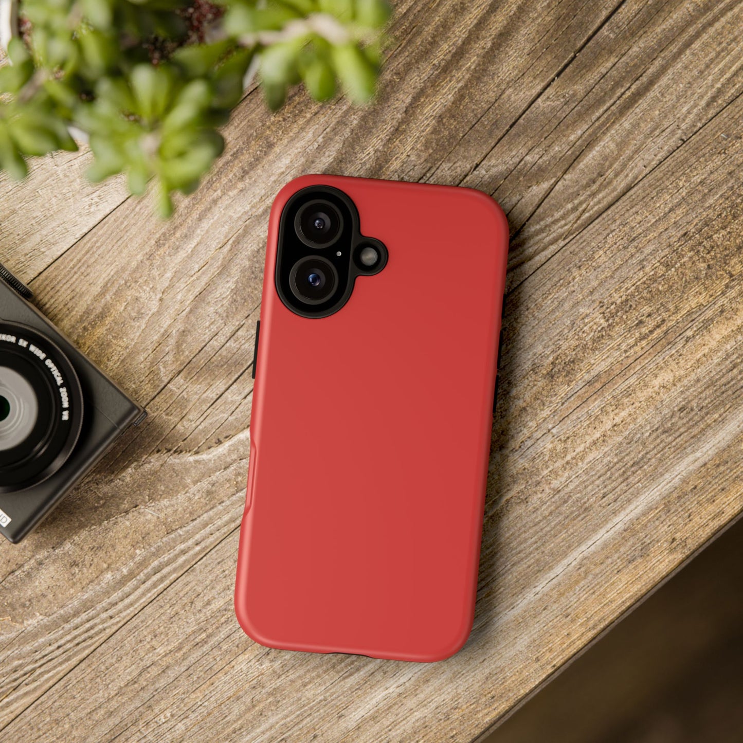 True Red Tough Cell Phone Case Matte or Glossy Protective Case iPhone Samsung