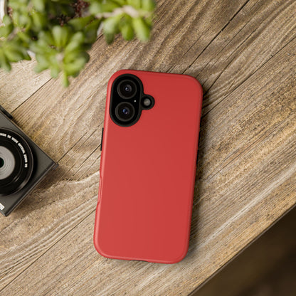 True Red Tough Cell Phone Case Matte or Glossy Protective Case iPhone Samsung
