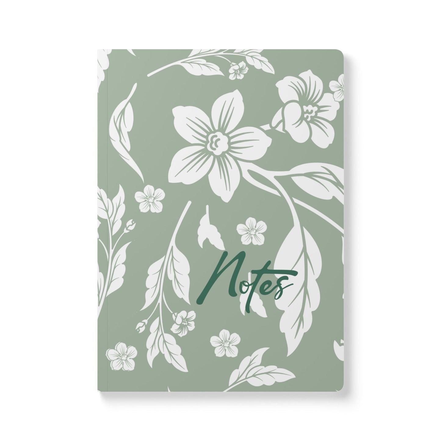 Sage Floral A5 Lined Journal Coordinated Collection