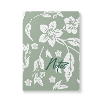 Sage Floral A5 Lined Journal Coordinated Collection