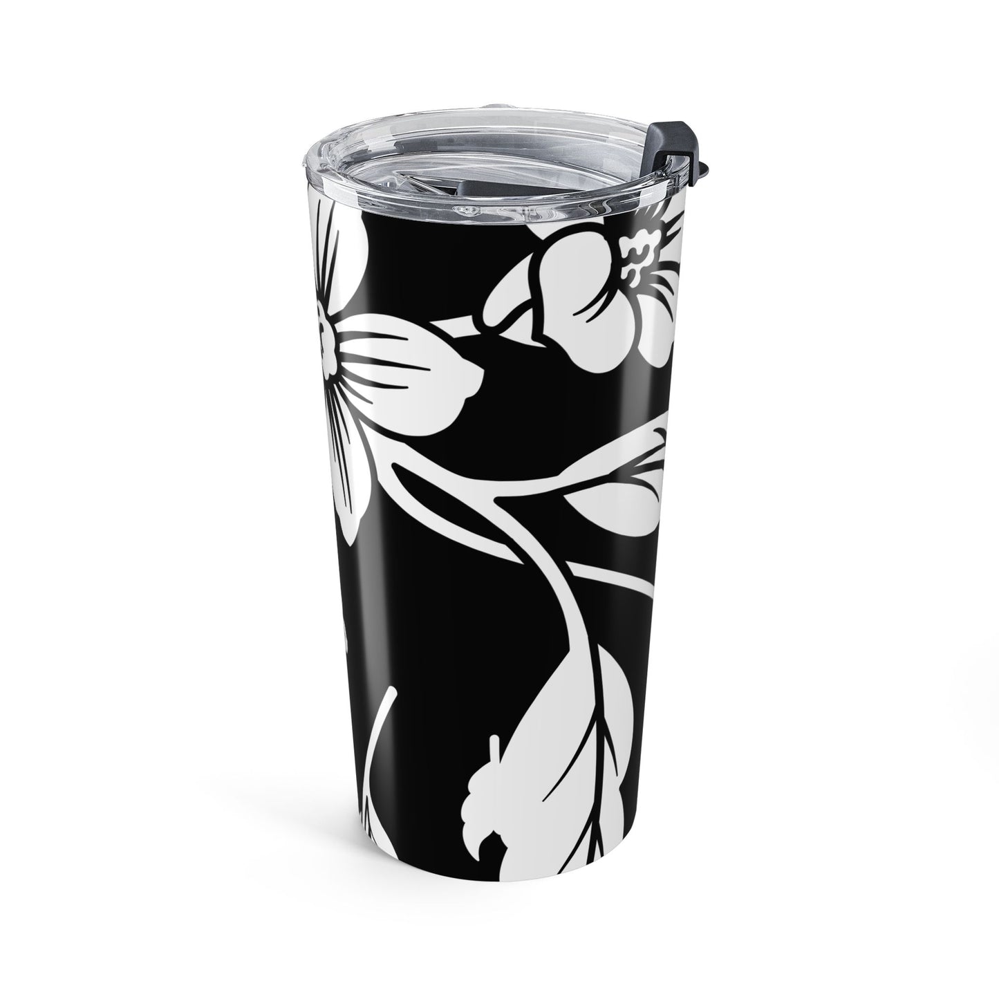 Black Floral 20oz Stainless Steel Tumbler | Coordinated Collection