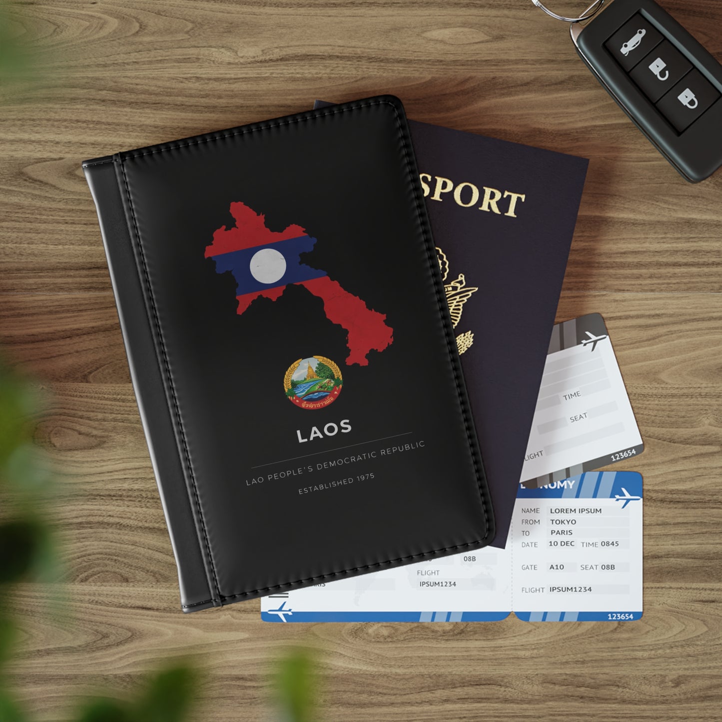 Laos Passport Holder Country Series