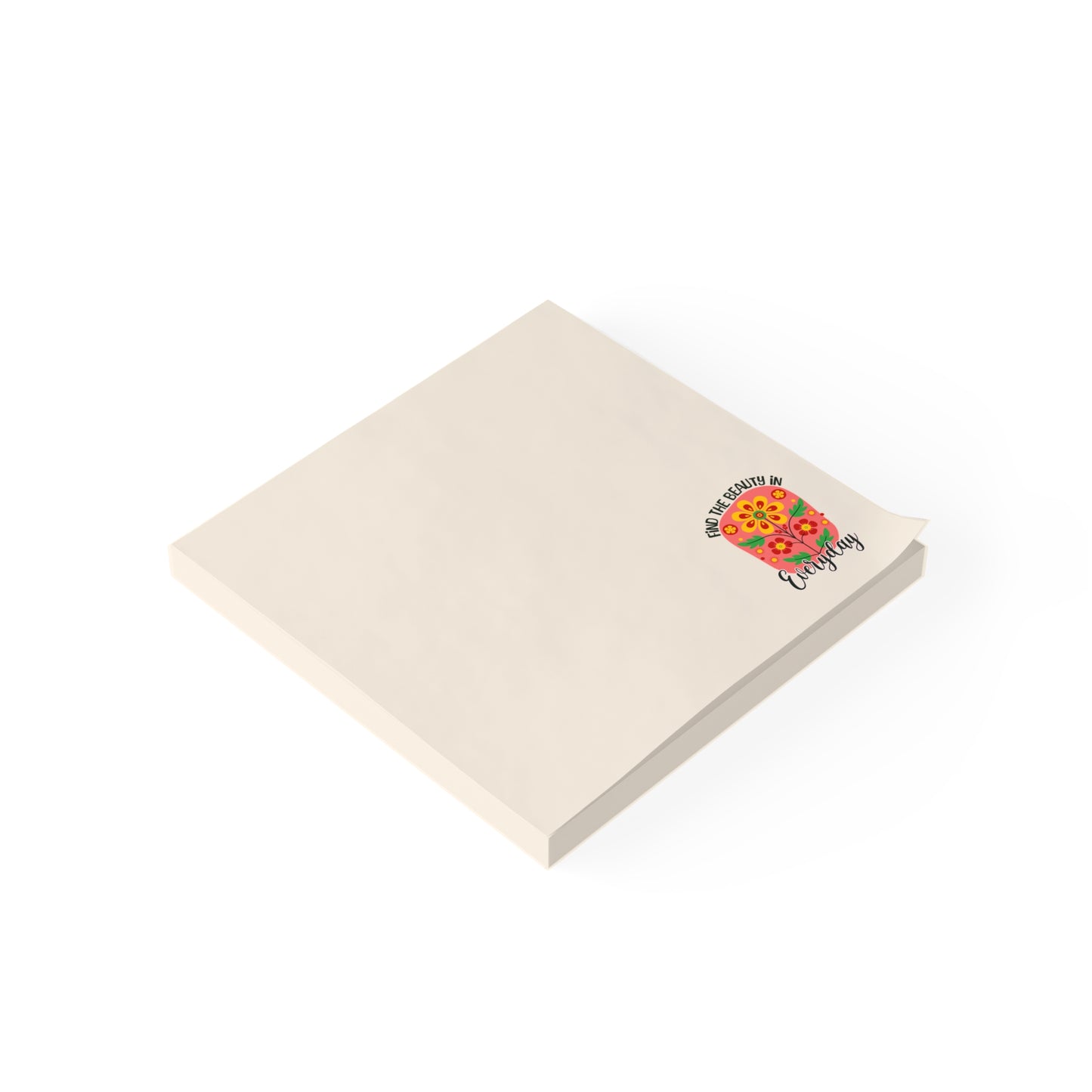 Latte Cream Find The Beauty Sticky Notes (7 Sizes Post It Notes)