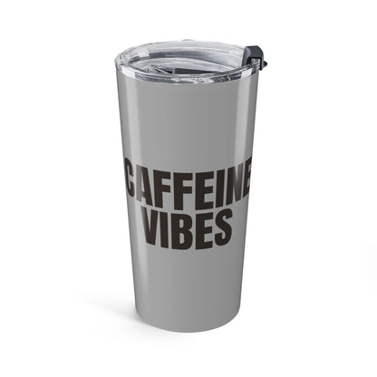 Grayscale Caffeine Vibes 20oz Stainless Steel Tumbler | Color Coordinated Collection
