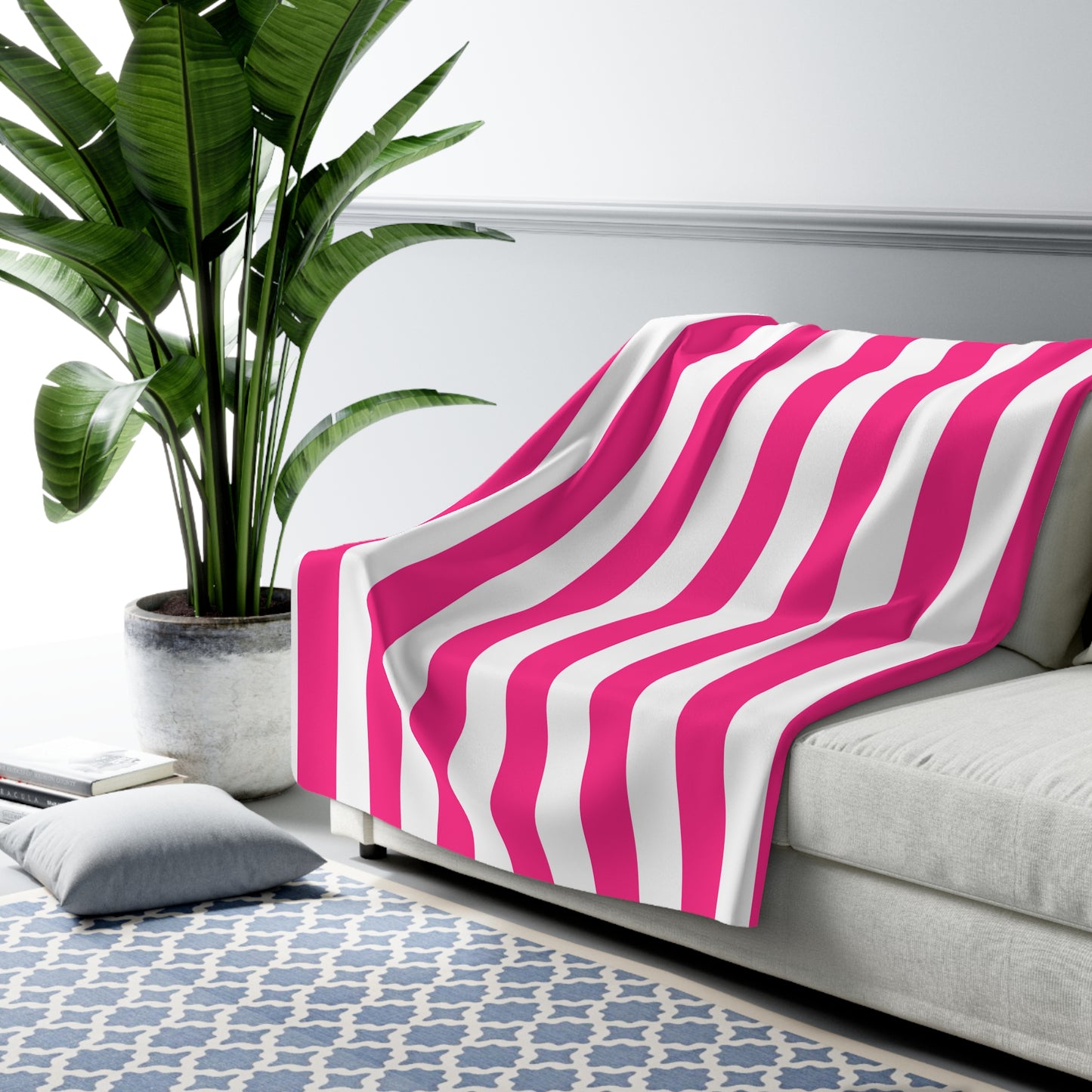 Dreamy Floral Sherpa Blanket 3 Sizes Floral Throw Blanket