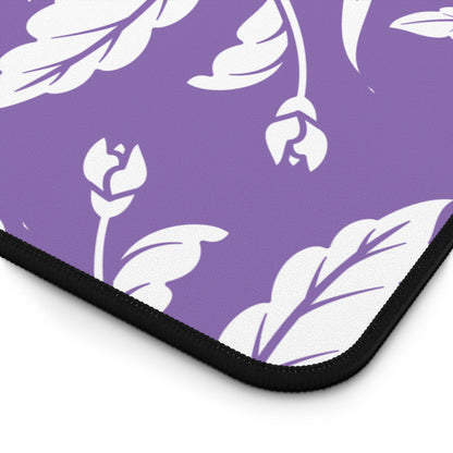 Purple Floral Desk Pad (12x18, 12x22 or 16x32)