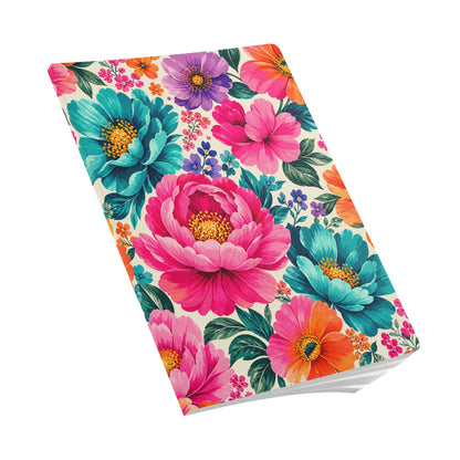 Dreamy Floral Softcover A5 Lined Journal Floral Notebook