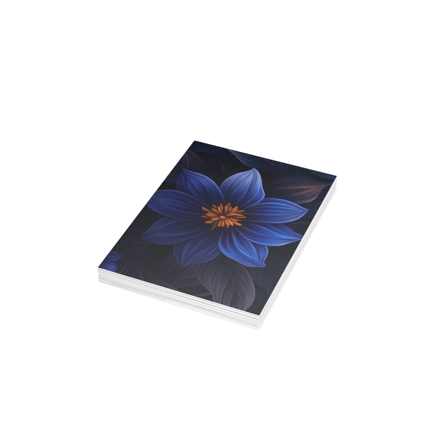 Blue Floral Heaven Postcards Blue Floral Botanical Postcard Set