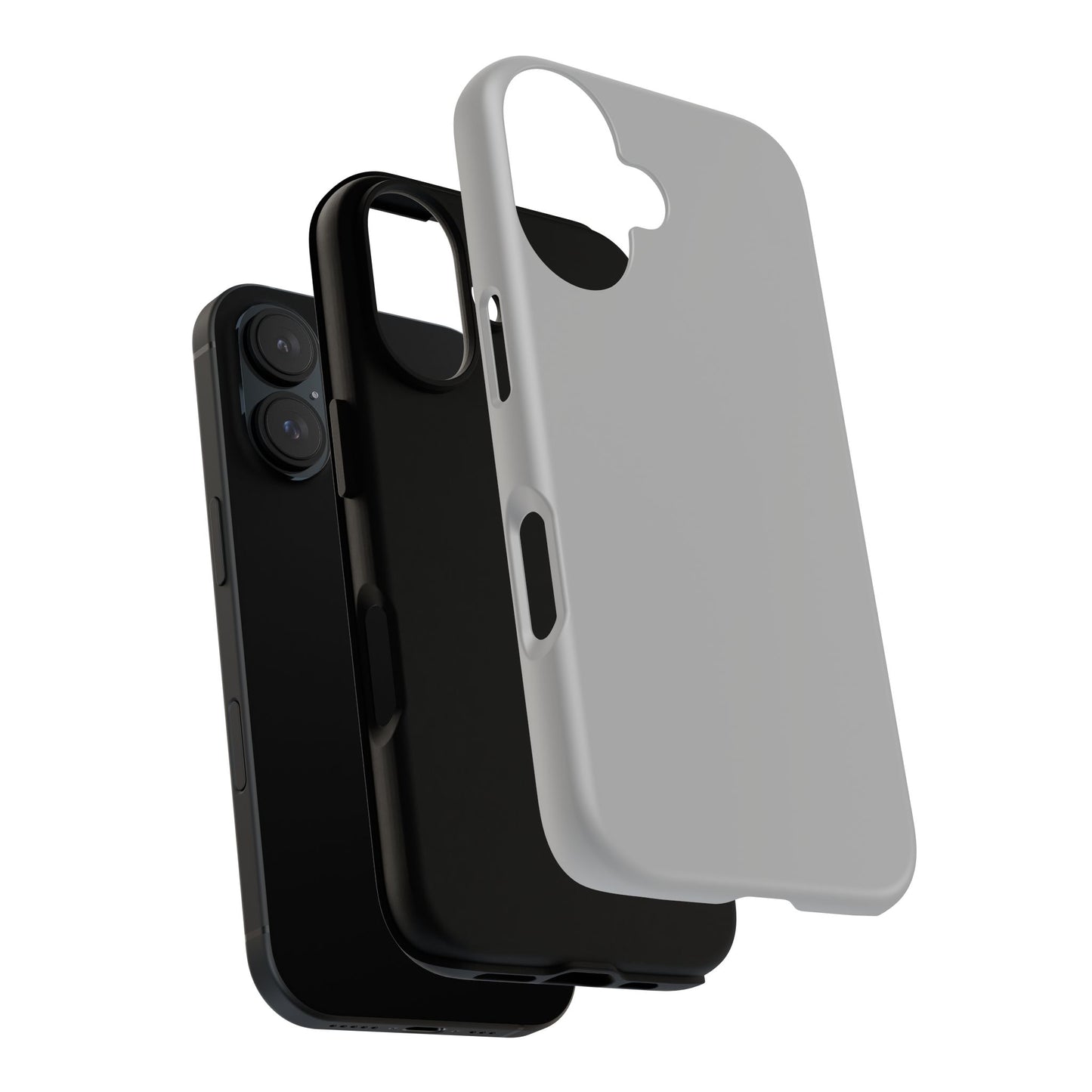 Grayscale Tough Cell Phone Case Matte or Glossy Protective Case iPhone Samsung