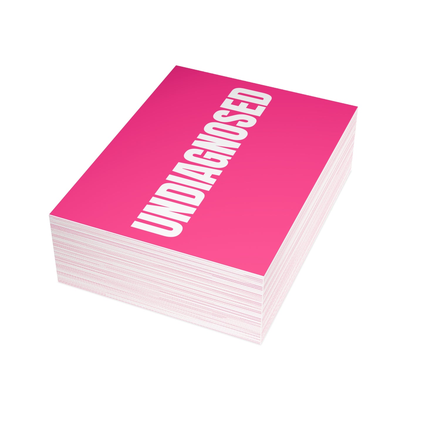Pink Postcard Set Pack of 10, 30 or 50 w/ Envelopes | Coordinated Collection