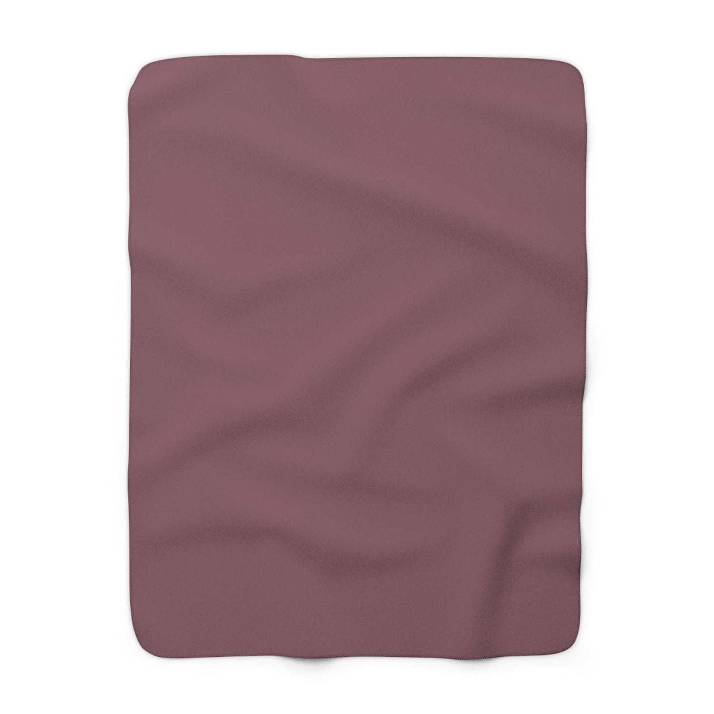 Mauve Sherpa Fleece Blanket Cozy Plush Throw 3 Sizes Soft Warm Blanket