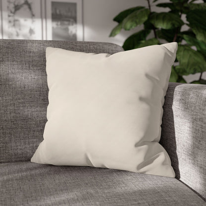Latte Cream Canvas Pillow Cover 20x20