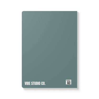 Dusty Blue Color Coordinated Collection A5 Lined Journal