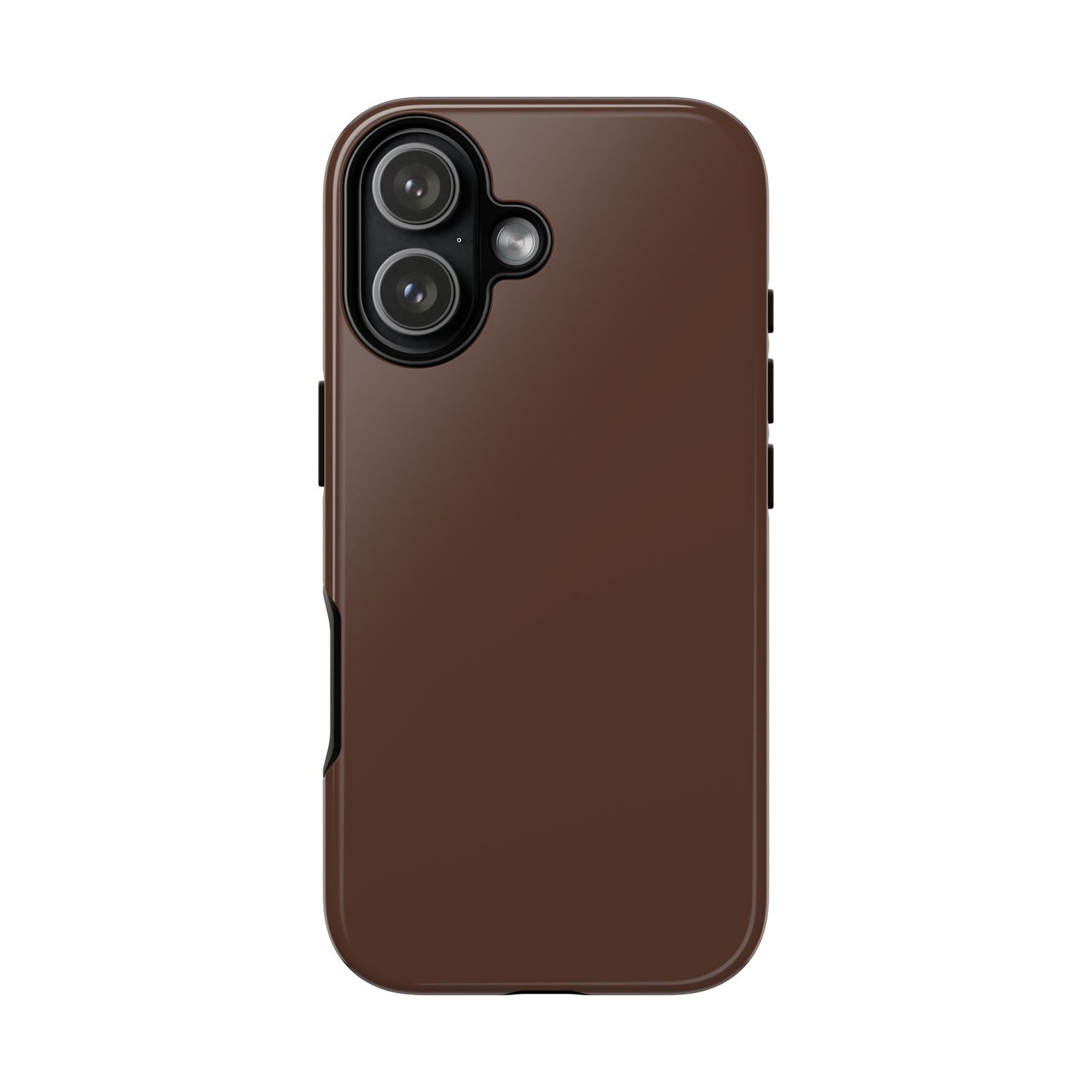 Chocolate Brown Tough Cell Phone Case Matte or Glossy Protective Case iPhone Samsung