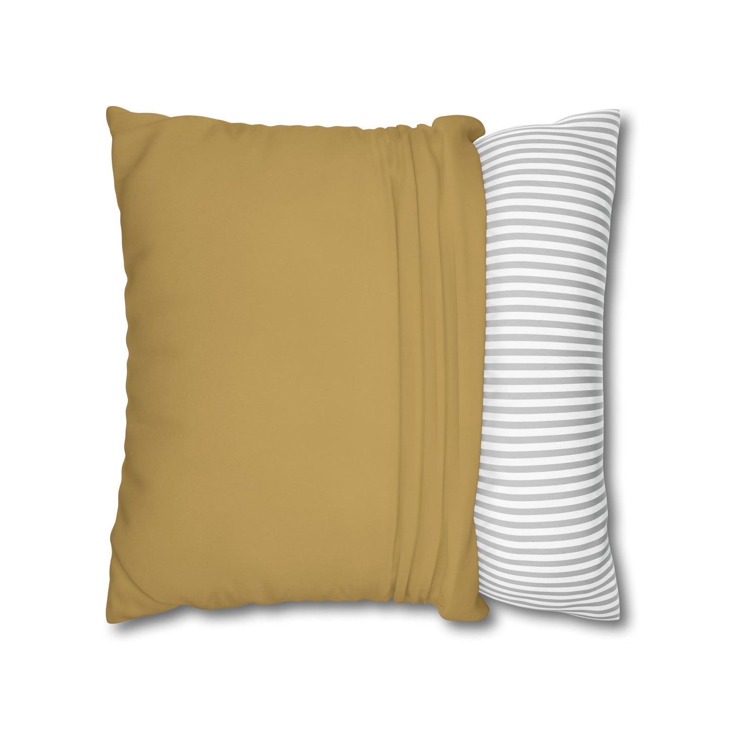 Muted Gold Canvas Pillow Cover 20x20