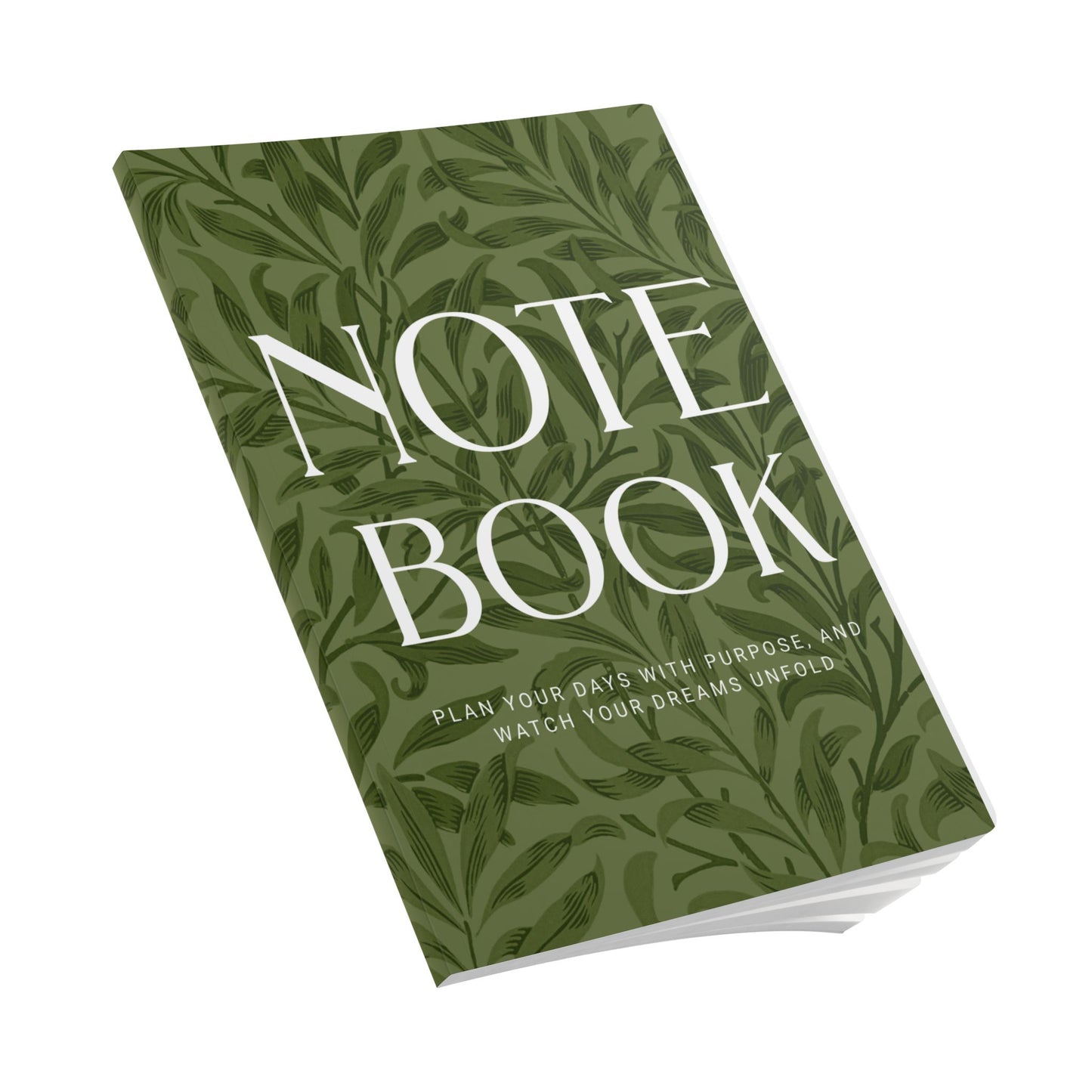 Olive Leaves A5 Lined Journal Minimal Botanical Notebook | Coordinated Collection