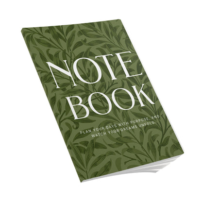 Olive Leaves A5 Lined Journal Minimal Botanical Notebook | Coordinated Collection