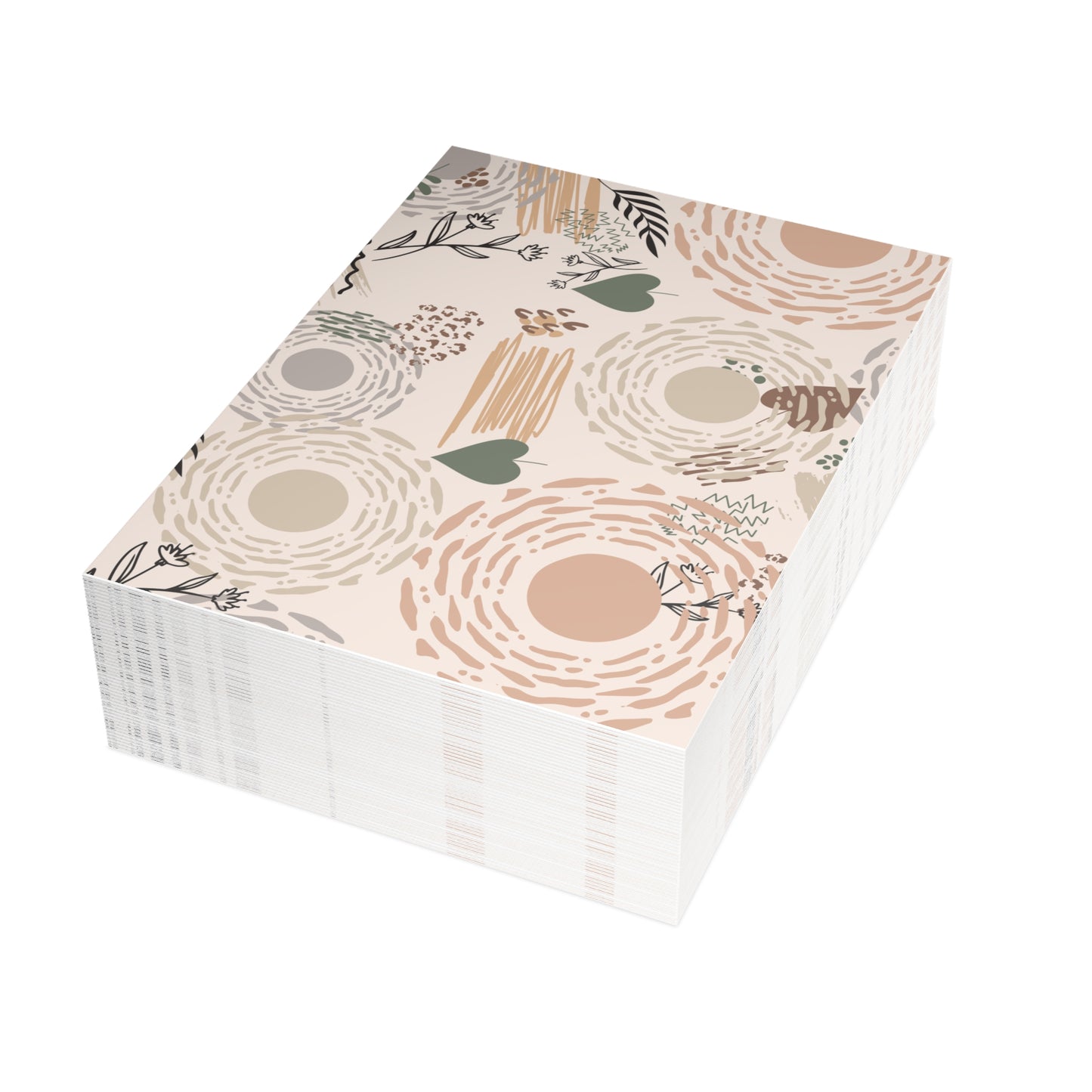 Neutral Flow Postcards Minimal Botanical Postcard Sets (10, 30 or 50)