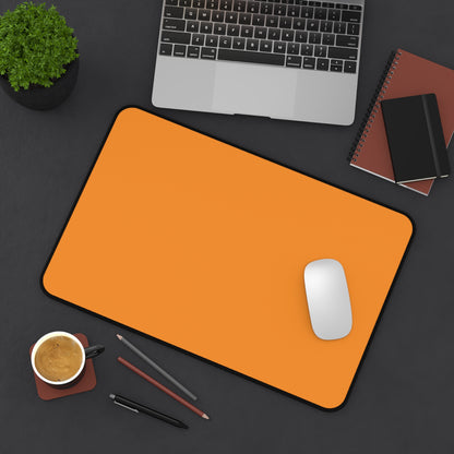 Tangerine Desk Mat Color Coordinated Collection (12x18, 12x22, 16x32)