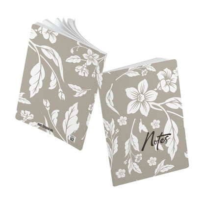 Warm Stone Floral A5 Lined Journal Coordinated Collection