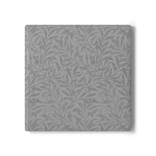Grayscale Leaves Coaster Square or Round Color Coordinated Collection
